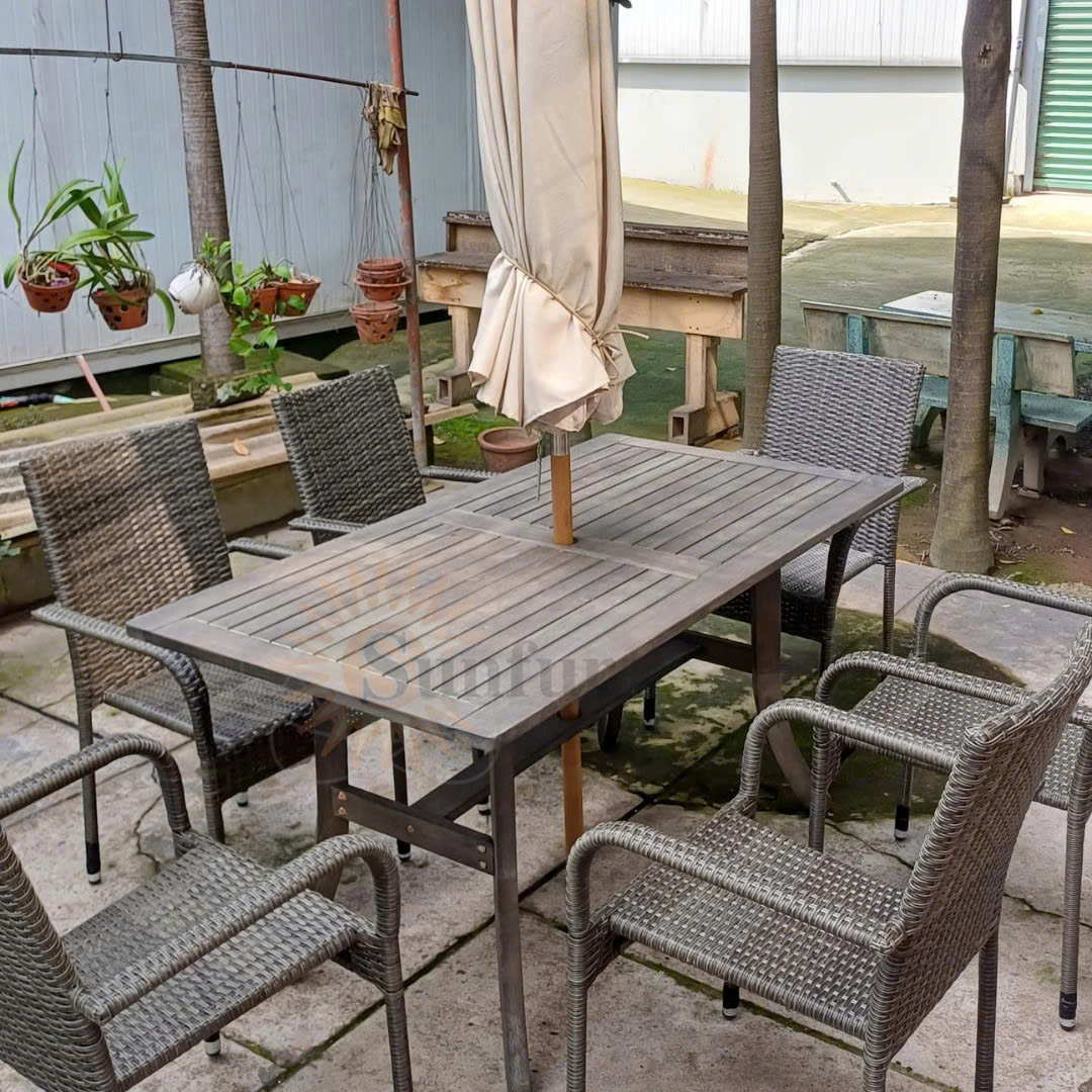 combo-ban-ghe-nha-hang-san-vuon-bvf26250-sunfurn-1-ban-go-co-dinh-150cm-6-ghe-stacking-xam-dan-day-1-du-go-250cm